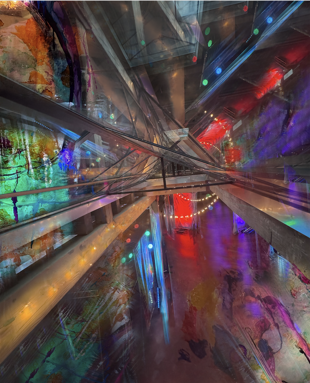 digital painting titled FLOAT